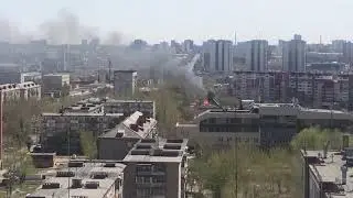 Пожар в Челябинске