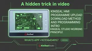 KINSEAL HMI SOFTWARE INTRO AND PROGRAME UPLOAD 