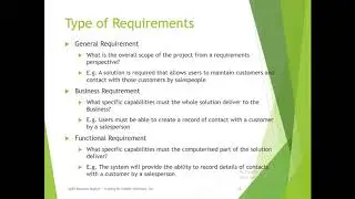 Agile Business Analyst - Session 3 (11012020) - Requirements Gathering Techniques - Part II