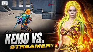 KEMO Takes *Streamer 3X IN A ROW! | BGMI 🔱