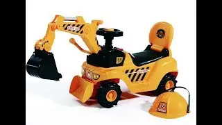 JCB Toy Excavator Ride on | JCB excavator toy for kids | Ricco 2 in 1 My Mini Excavator Unboxing