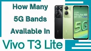 Vivo T3 Lite 5G Bands
