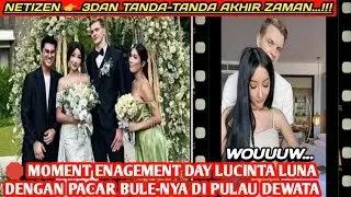 WOUUUW..!!!moment pertunangan Lucinta luna dengan pacar bulenya di pulau dewata,bali