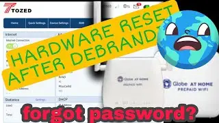 HOW TO HARD RESET DEBRAND GLOBE AT HOME WIFI ZLT S10G MODEM 2022
