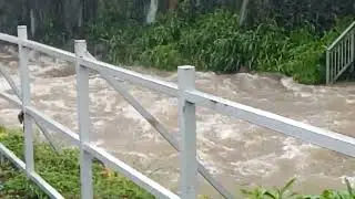 After Batsirai Cyclone Flooded River Heavy Rains (Belle Terre) Mauritius