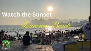 Watch the Sunset - Ipanema Beach, Rio de Janeiro  #ipanemabeach #riodejaneiro #brazil