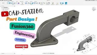 Learn Autodesk fusion360 || mechanical part design