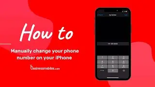 iPhone Tip: How To Manually Change Your Phone Number!