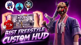 World's Best 2 Finger, 3 Finger & 4 Finger Custom HUD CODE 💀⚙️ | TOP 4 FREESTYLE CUSTOM HUD 🇧🇷🌪️