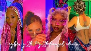 cyber y2k / y2k hairstyles idea