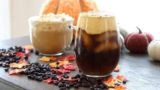 PUMPKIN CREAM COLD BREW COFFEE & PUMPKIN SPICE LATTE RECIPES FALL 2020