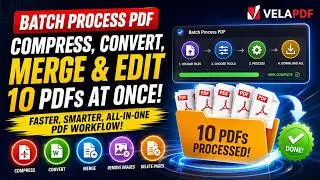 How to Process Multiple PDFs at Once – Free Batch PDF Tool 2025
