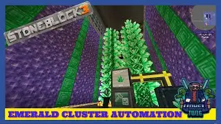 StoneBlock 3 | Ep 19 | Emerald Cluster Singularity Automation!