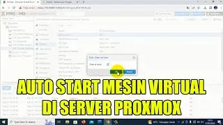 AUTO START MESIN VIRTUAL DI SERVER PROXMOX