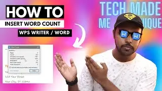 How to see word count in wps office writer | how to see the word count on wps writer