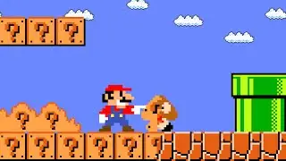 Everything Mario Touches Turns Into a Mystery Block In Super Mario Bros.