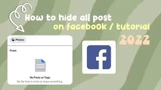 How to hide all post on Facebook 2022 || tutorial