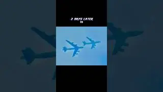 KC-135 refueling 2 B-52 bombers😳 