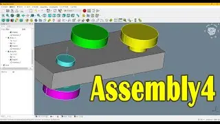 FreeCAD : Assembly4 の簡単な使い方