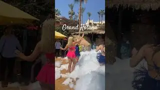Пенная вечеринка в Grand Rotana 🇪🇬 #египет #шарм #отдых #море #отпуск #анимация #пляж
