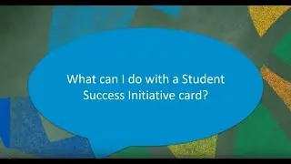 Getting Started with Student Success Initiative (SSI)