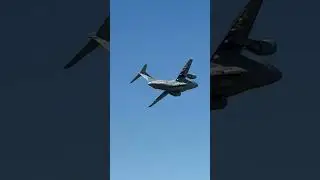 Kawasaki C-2 takes off from Air Show in Japan! 🇯🇵 #Shorts #AirShow #Viral #aircraftspotting