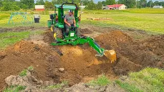 We Ran Into a Few Problems Digging the New Pond