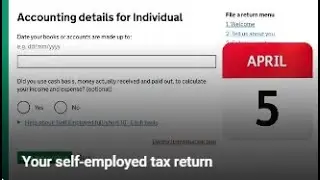 Your self-employed tax return