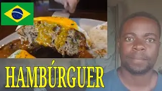 HAMBÚRGER DE BRASIL É MELHOR DO MUNDO??? reagindo hambúrguer da Correia do Sul.