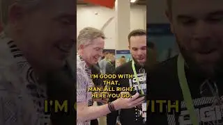 Mike Lossmann meet his hero #KeithBarker, the OG of #IT at #ciscolive!  #networking #CBTNuggets