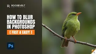 How To Blur Backgrounds in Photoshop FAST & EASY!