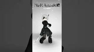 ROBLOX NieR Automata 2B fit (Chibi Doll Girl) #roblox #robloxoutfits
