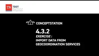 Conceptstation 4.3.2 Exercise: Import Data From Geocoordination Services