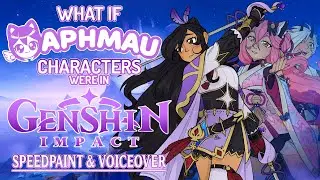 What if Aphmau Characters were in Genshin Impact? (Speedpaint + Voiceover)