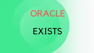 Exists Operator in Oracle