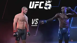 Sean Strickland vs Israel Adesanya 2 - CPU vs CPU - UFC 5
