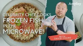 Watch Celebrity Chef David Chang Cook FROZEN FISH in the Microwave!