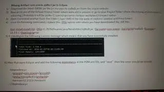 Missing artifact com.oracle.ojdbc jar file in eclipse