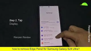 how to turn off edge panel for 24 ultra