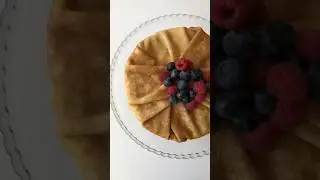 Блинный торт с творожным кремом #рецепты #relaxing #блины #recipe #еда #торт #shorts