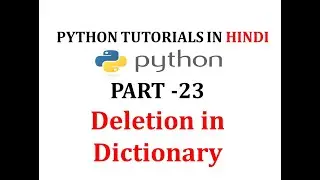 How to delete key value pair in dictionary? | how to delete element in dictionary in python?
