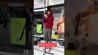 Chris Isaak - Wicked Game - Busking cover by Kieran the chanter