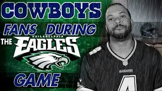 Cowboys Fans During the Eagles Game