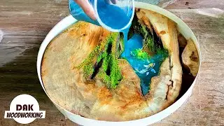 Resin Art Ideas || Wood Projects | DAK Woodworking