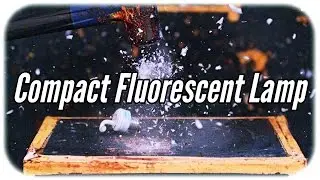 Sledgehammer vs Compact Fluorescent Lamp in Slow Motion! - SLEDGE