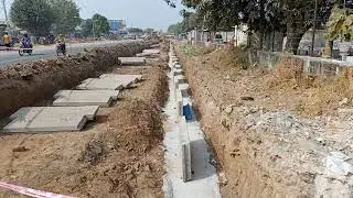 REINFORCED EARTH WALL EXCAVATION,PCC AND  FIRST LAYER OF PANEL