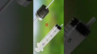 How to Convert an syringe to a Diode / Homemade Diode And With Kitchen Supplies 