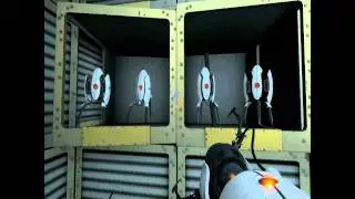 Portal 2: Easter Egg Singing Turrets (noclip) *w/ Song Download*