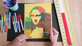Lucy Loves Art: Pop Art Mona Lisa Activity