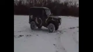 мини тест грязевой резины по снегу